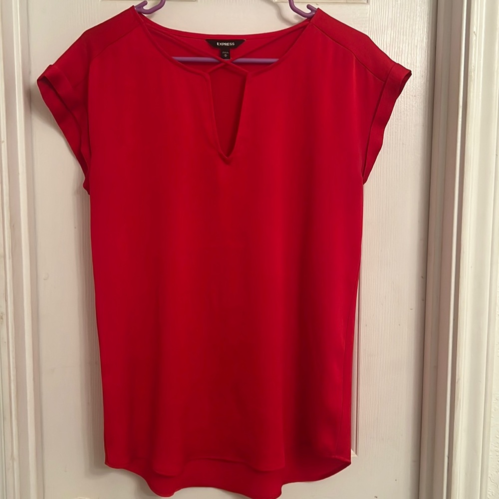 Express Red Blouse
